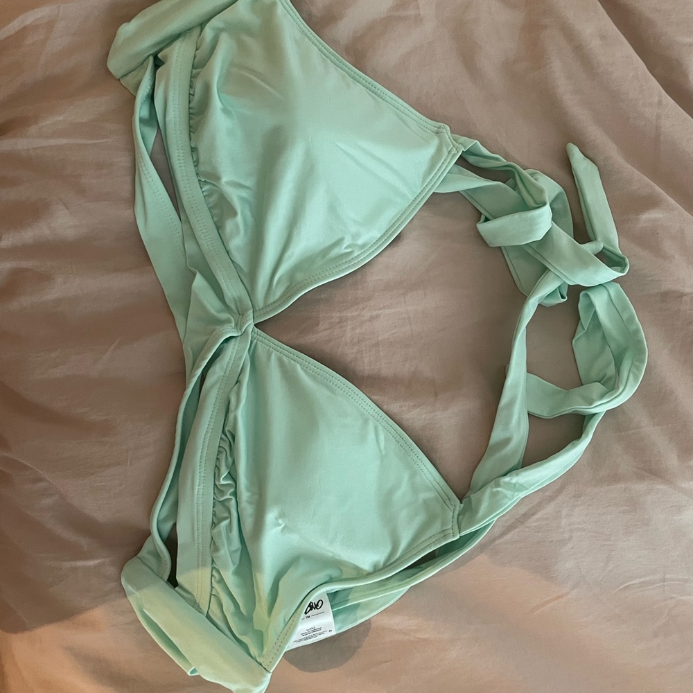 Mint Green Bikini Top